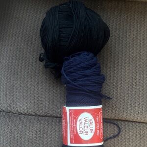 Black and Blue Yarn Bundle